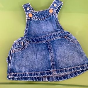 Baby girl denim overalls